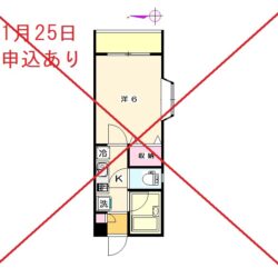 2階東南角部屋 日当たり良好
